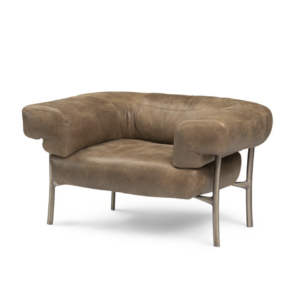 Fauteuil en cuir VINTAGE