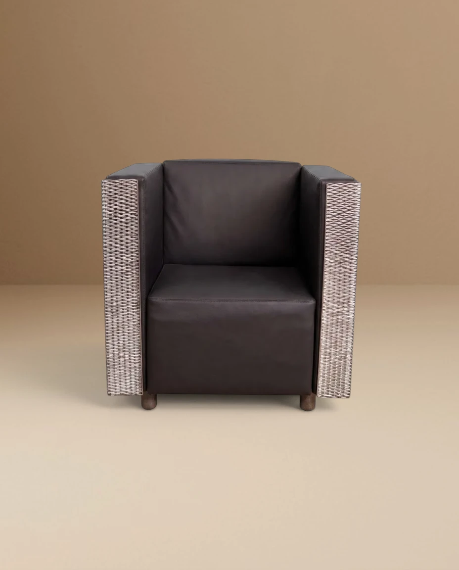 Fauteuil BRIDGESTONE - living divani Shiro Kuramata