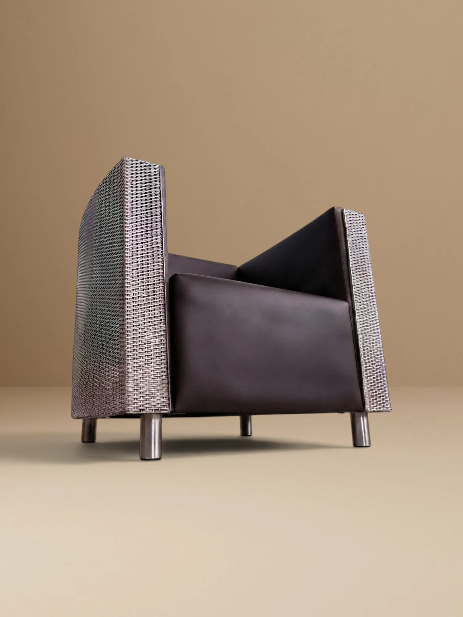 Fauteuil BRIDGESTONE - living divani Shiro Kuramata